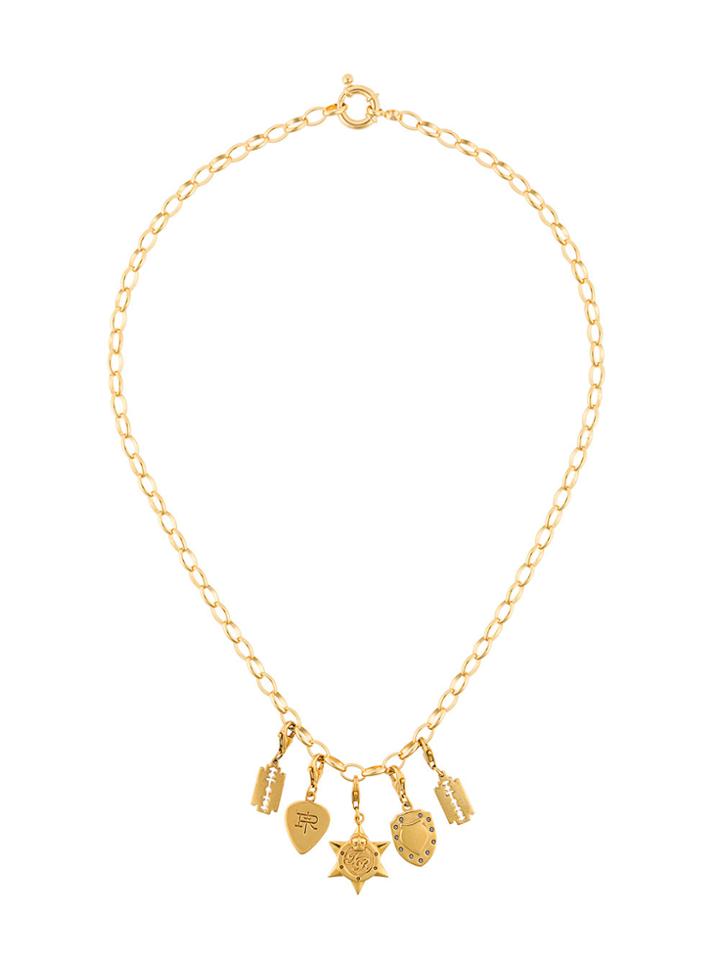 True Rocks Coachella Unique Pendant Charm Bracelet - Metallic