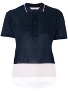 Golden Goose Deluxe Brand Cropped Polo Shirt - Blue