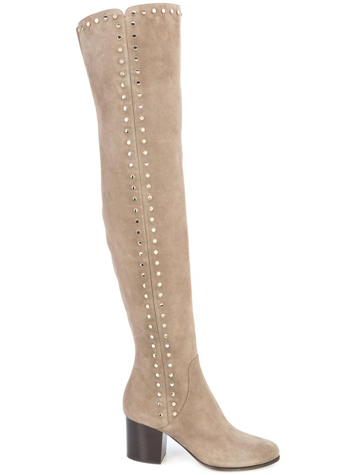 Jimmy Choo Harlem 65 Boots - Nude & Neutrals