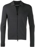 Giorgio Armani Pre-owned 1990's Slim Zipped Jacket - Grey