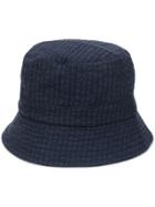 Ymc Textured Bucket Hat - Blue