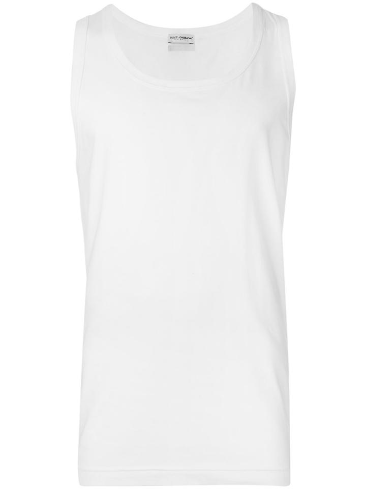 Dolce & Gabbana Underwear Tank Top - White