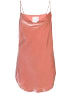 Cinq A Sept Velvet Marta Top - Rosewood