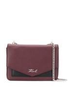 Karl Lagerfeld K/pocket Shoulder Bag - Red