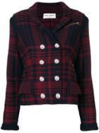 Sonia Rykiel Double Breasted Jacket - Red