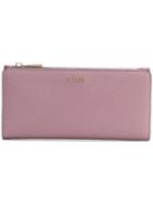 Bally Lill Continental Wallet - Pink & Purple