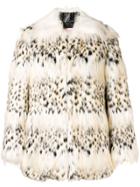 Giamba Faux Fur Jacket - Nude & Neutrals