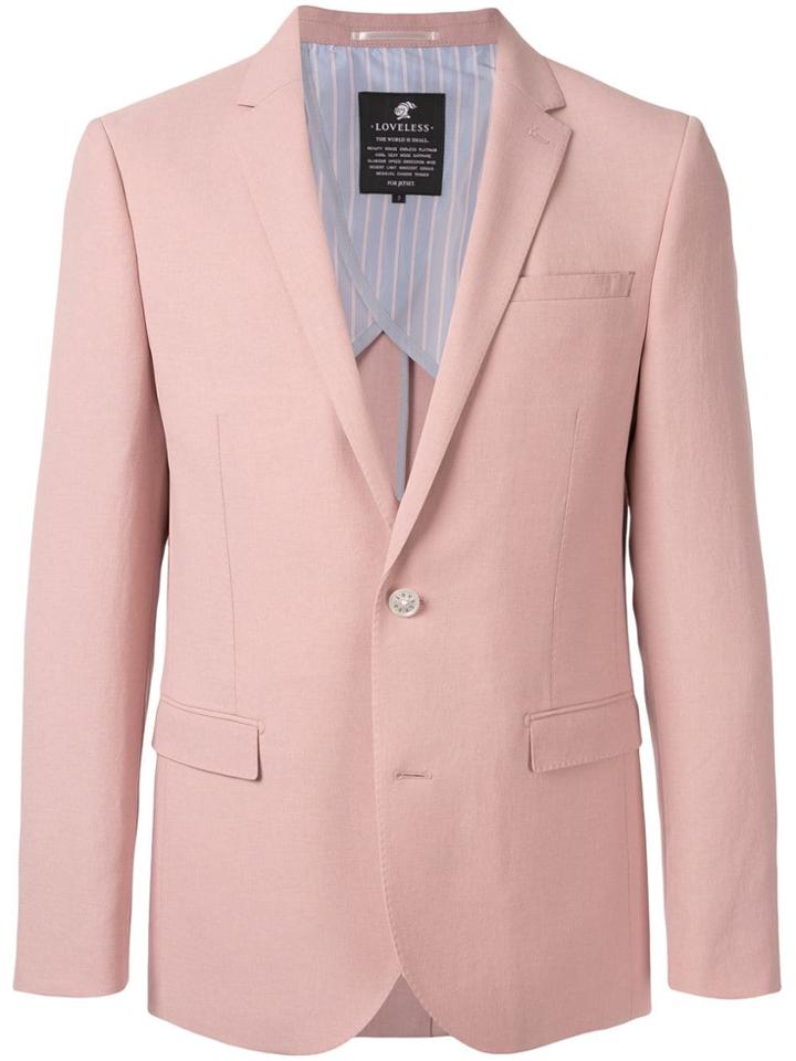 Loveless Single-breasted Blazer - Pink