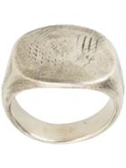 Werkstatt:münchen Oval Shaped Ring, Women's, Size: Xs, Metallic