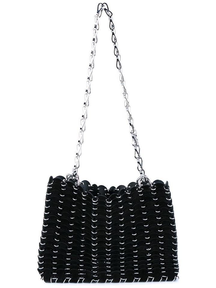 Paco Rabanne Chainmail Shoulder Bag, Women's, Black