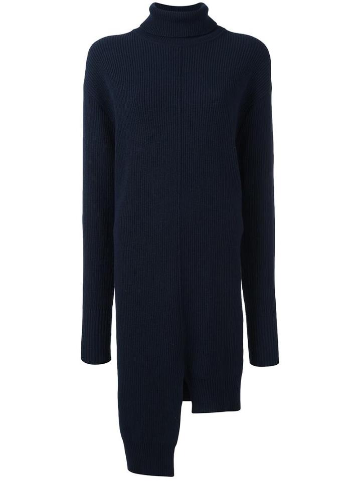 Marios Long Turtleneck Jumper, Women's, Size: Medium, Blue, Polyamide/viscose/cashmere/wool