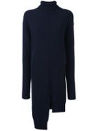 Marios Long Turtleneck Jumper, Women's, Size: Medium, Blue, Polyamide/viscose/cashmere/wool