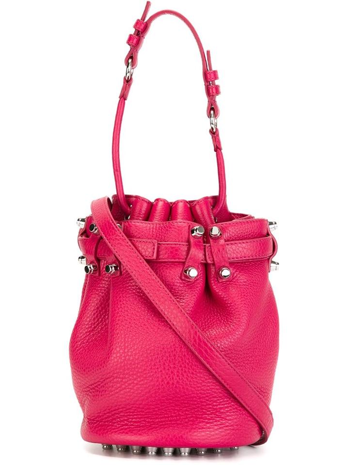 Alexander Wang Diego Bucket Crossbody Bag, Women's, Pink/purple, Leather