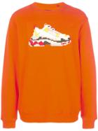 Mostly Heard Rarely Seen 8-bit Dadcore Sweatshirt - Orange