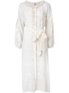 Figue Long 'tula' Dress, Women's, Size: Medium, White, Silk