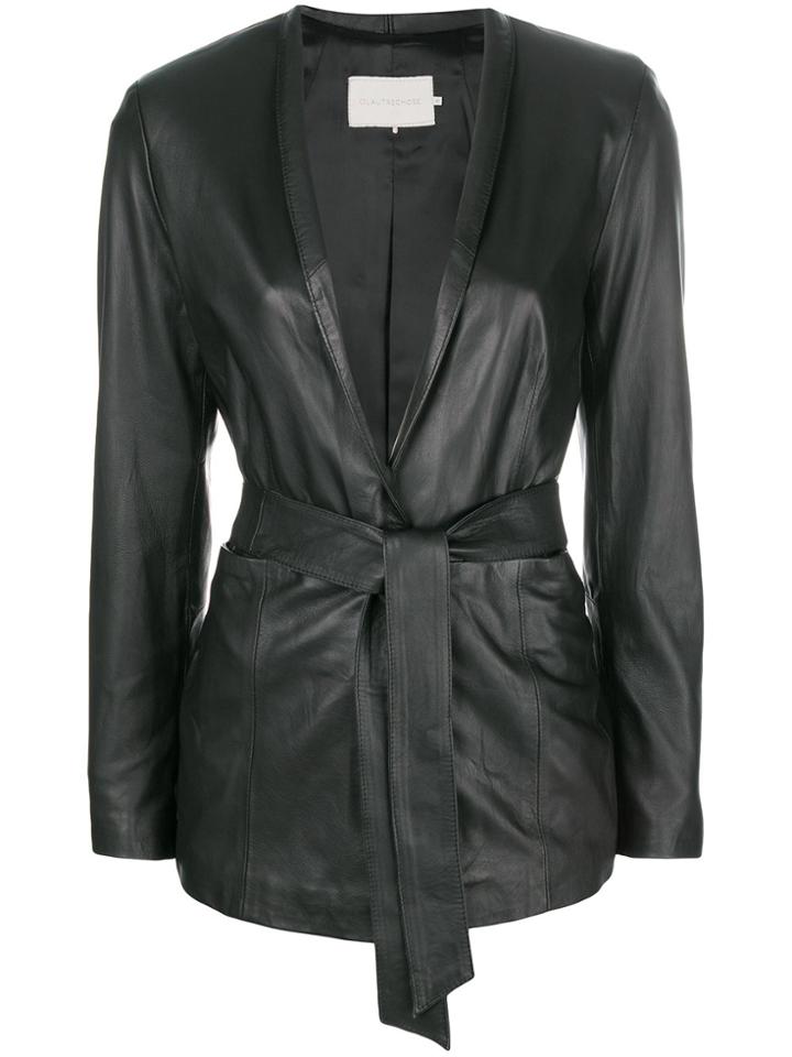 L'autre Chose Belted Blazer - Black