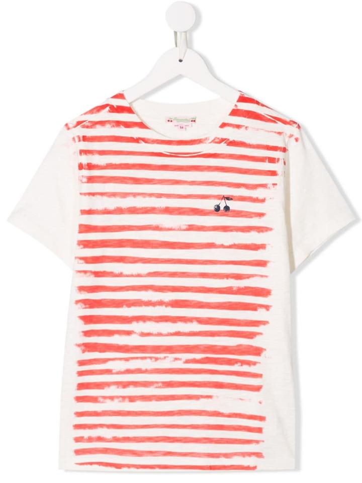 Bonpoint Teen Striped T-shirt - Neutrals