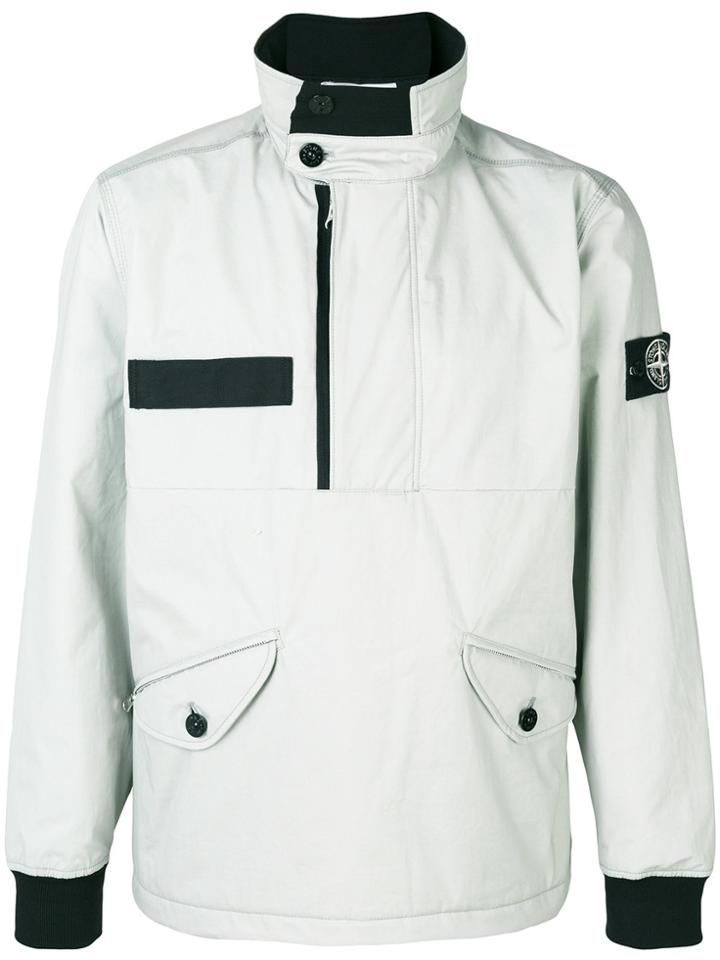 Stone Island Contrast Overshirt - Grey