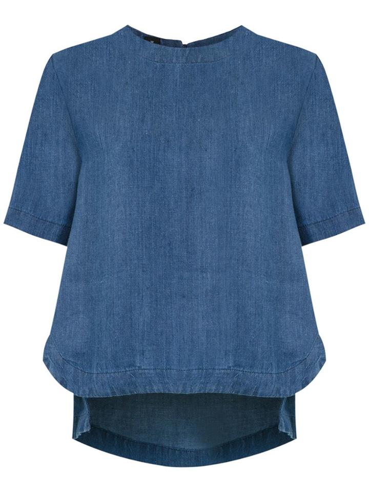 Osklen Short Sleeved Top - Blue