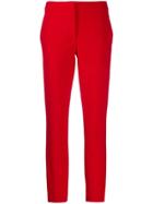 Moschino Mid Rise Skinny Trousers - Red