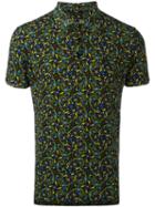 Fendi Floral Print Shirt, Men's, Size: 50, Black, Cotton