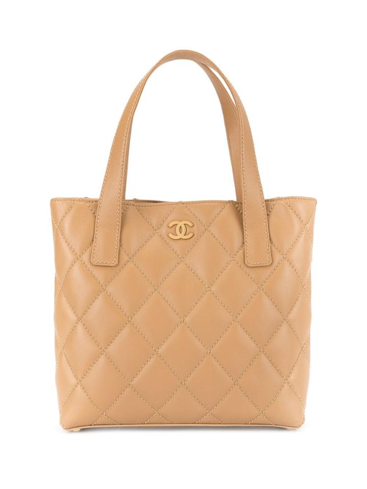 Chanel Pre-owned Wild Stitch Hand Tote Bag - Brown