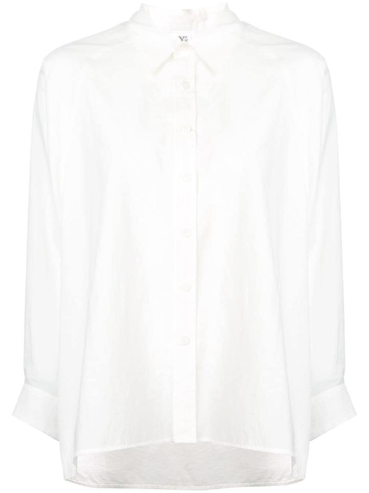 Y's High Low Shirt - White