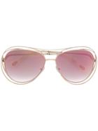 Chloé Eyewear Tinted Sunglasses - Metallic