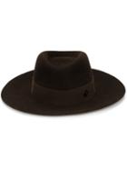 Maison Michel 'charles' Hat, Women's, Size: Medium, Brown, Rabbit Felt