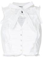 Marissa Webb Lace Detail Cropped Top - White