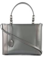 Christian Dior Vintage Maris Pearl Tote Bag - Grey