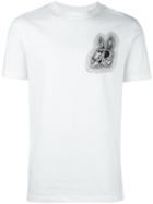 Mcq Alexander Mcqueen Bunny Print T-shirt, Men's, Size: Xl, White, Cotton