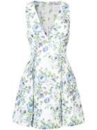 Zimmermann Lace-up Floral Dress - White