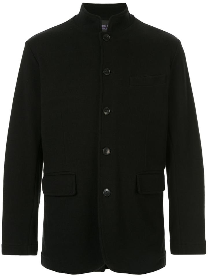 Shanghai Tang Jersey Knit Jacket - Black