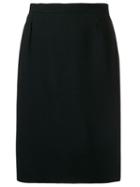 Yves Saint Laurent Pre-owned High-waist Straight Skirt - Black