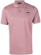 Prada Chest Logo Polo Shirt - Pink