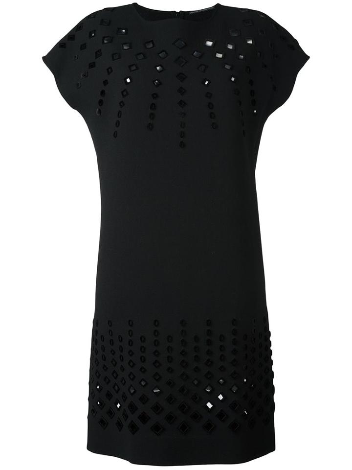 Ermanno Scervino Eyelet Detail Dress