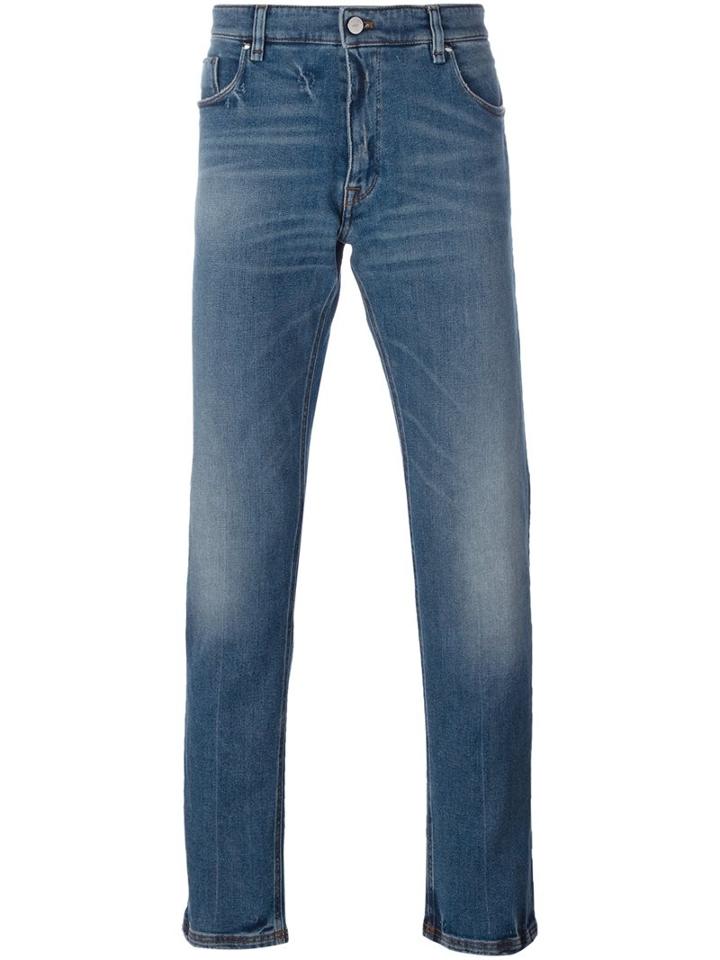 Fendi - Slim Fit Jeans - Men - Cotton/spandex/elastane - 28, Blue, Cotton/spandex/elastane