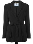 Blumarine Tie-waist Blazer - Black