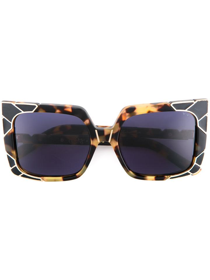 Pared Eyewear Sun & Shade Sunglasses, Women's, Brown, Plastic