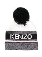 Kenzo Kids Teen Knitted Beanie Hat - Black