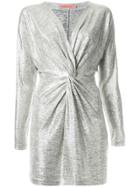 Manning Cartell Metallic Twisted Dress - Silver