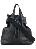 Maison Margiela - Triangular Tote Bag - Men - Leather - One Size, Black, Leather