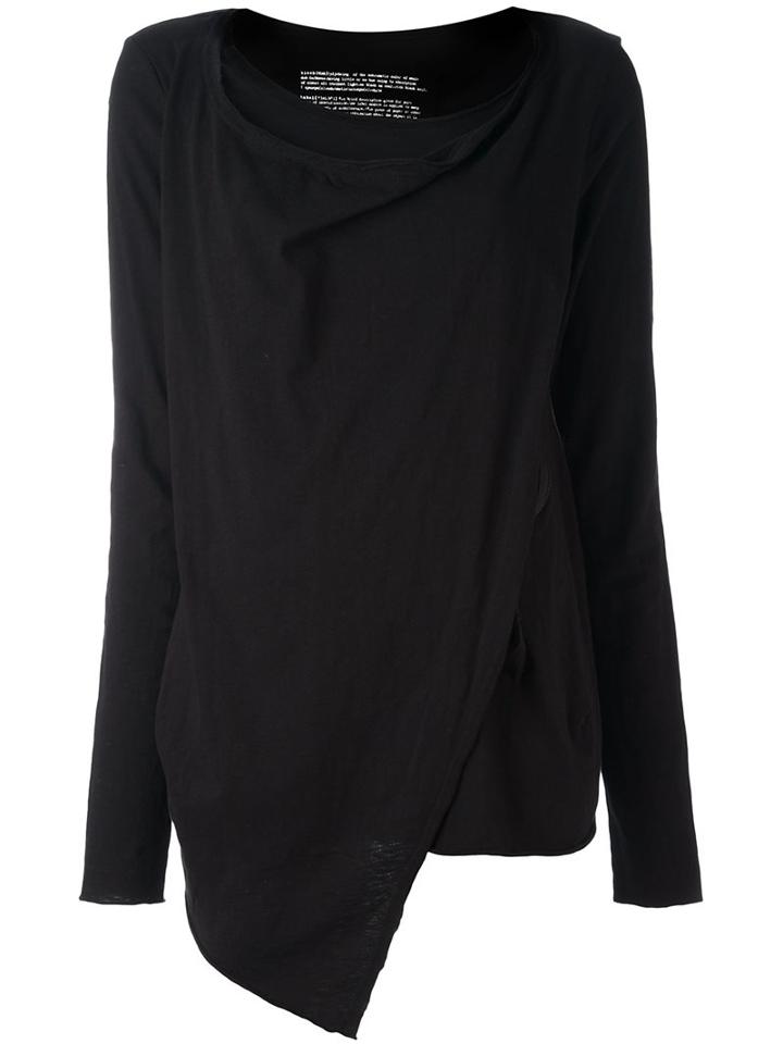 Rundholz Asymmetric Panel T-shirt
