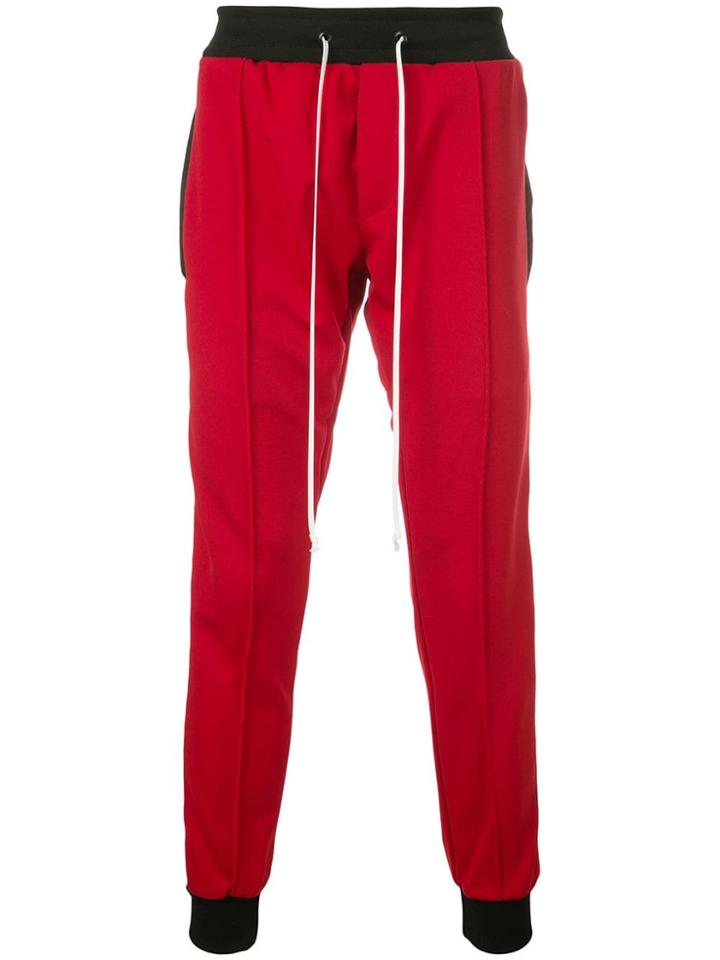 Daniel Patrick Slim Fit Track Trousers - Red