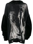 Barbara Bologna Extra Long Sleeves Hoodie - Black