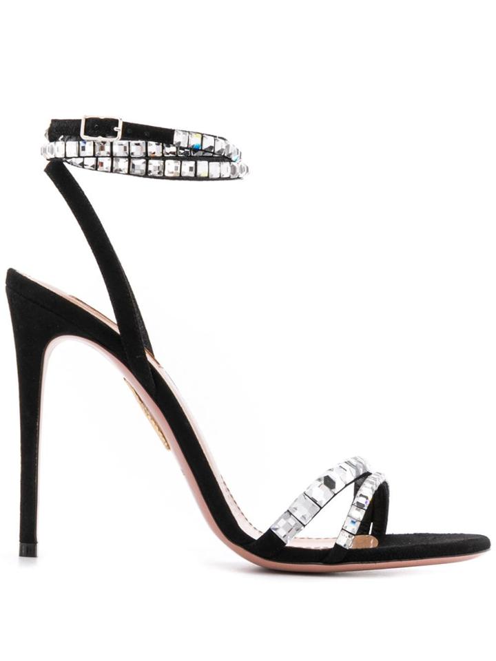 Aquazzura So Vera Sandal 105 - Black