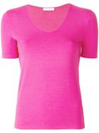 Le Tricot Perugia Classic Short-sleeve T-shirt - Pink & Purple