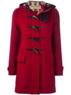 Burberry Duffle Coat, Women's, Size: 10, Red, Wool