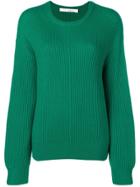 Iro Esquisse Ribbed Knit Sweater - Green